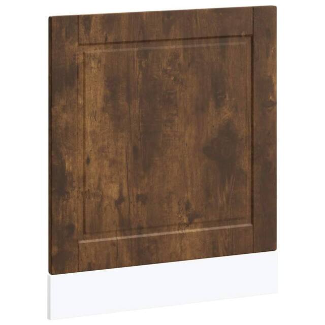 Berkfield Home Dishwasher Panel Porto Smoked Oak 60x1.5x67 cm Engineered Wood in Brown - image 1