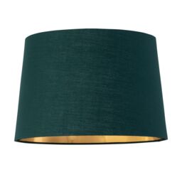 First Choice Lighting Set of 2 Tripod - Chrome Lamps with Green & Gold Fabric Shade in Silver - thumbnail 4