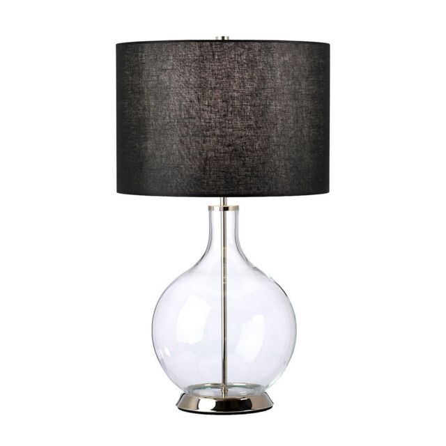 Netlighting Orb Table Lamp with Round Shade Polished Nickel in Grey - image 1