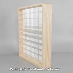 SPETLEK 50 Grids Acrylic Display Cabinet for Diecast Car in Light Oak - Size: 0.6m2 - thumbnail 1