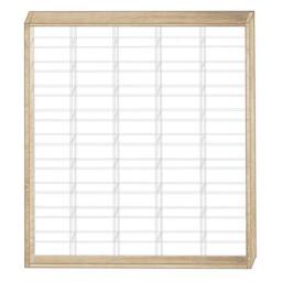 SPETLEK 50 Grids Acrylic Display Cabinet for Diecast Car in Light Oak - Size: 0.6m2 - thumbnail 5
