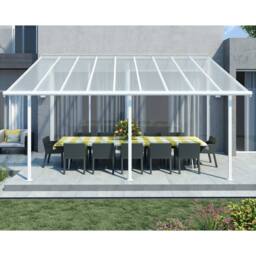 Palram Patio Cover Sierra 3X5.46 Clear - L555 x W299 x H305 - White - thumbnail 2