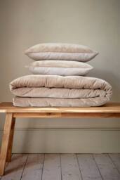 CHRISTY Luxury Filled Velvet 'Jaipur' Rectangle Cushions in Brown - Size: 30 cm x 50 cm - thumbnail 4