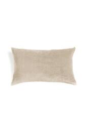 CHRISTY Luxury Filled Velvet 'Jaipur' Rectangle Cushions in Brown - Size: 30 cm x 50 cm