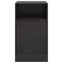 Berkfield Home Bedside Cabinets 2pcs Black 34.5x39x62 cm Steel - thumbnail 5