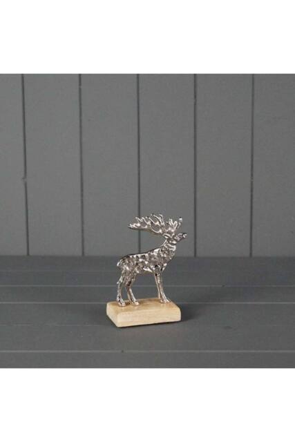 KDMD Silver Handcrafted Metal Reindeer - image 1