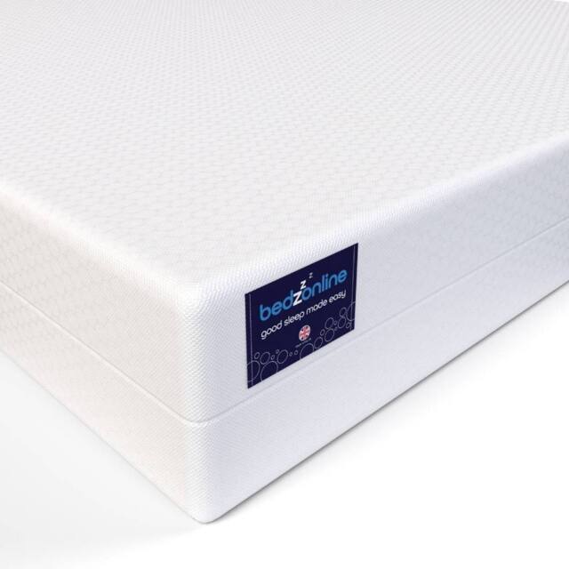 Bedzonline 5-Zone Circle Memory Foam Mattres - 2FT6 Small Single in White - Size: King - image 1