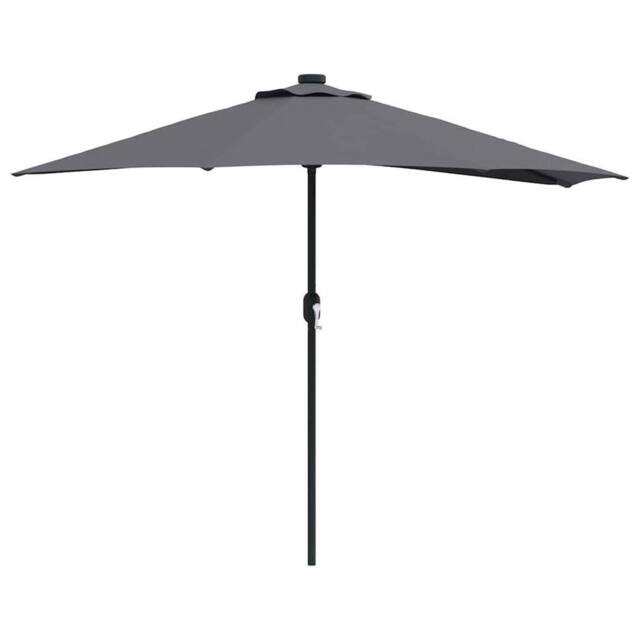 Berkfield Home Garden Parasol Anthracite Large Fabric in Charcoal - image 1