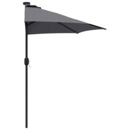 Berkfield Home Garden Parasol Anthracite Large Fabric in Charcoal - thumbnail 6