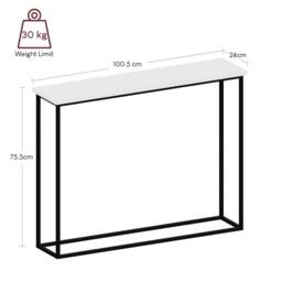 Home Discount Vida Designs Console Table With Metal Leg Multi-purpose Furniture in White - thumbnail 2