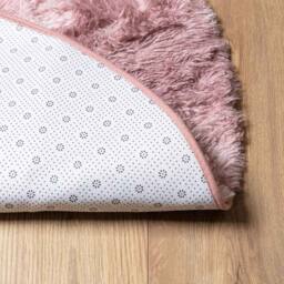 Berkfield Home Shaggy Rug High Pile NAVARRA Dusty Pink 300x200 cm Polyester - Size: Medium - thumbnail 6