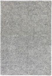 The Rug Shop UK Black Luxurious Modern Easy to clean Hand Made Geometric Area Rug - Size: 200 cm x 300 cm - thumbnail 6