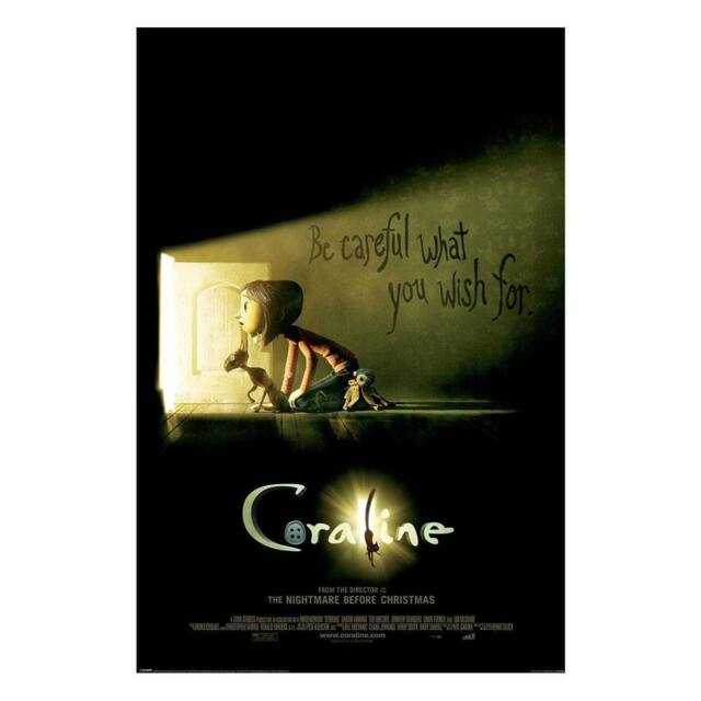 Coraline Be Careful One Sheet Poster in Black - image 1