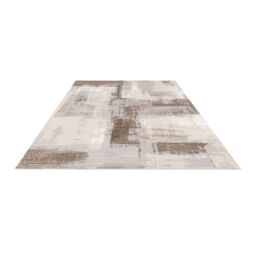 The Rug Shop UK Silver Modern Luxurious Easy to clean Machine Made Abstract Abstract Area Rug - Size: 200 cm x 290 cm - thumbnail 5
