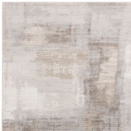 The Rug Shop UK Silver Modern Luxurious Easy to clean Machine Made Abstract Abstract Area Rug - Size: 200 cm x 290 cm - thumbnail 3