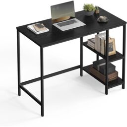 VASAGLE Industrial Computer Desk Office Table Study Bedroom in Black - thumbnail 5