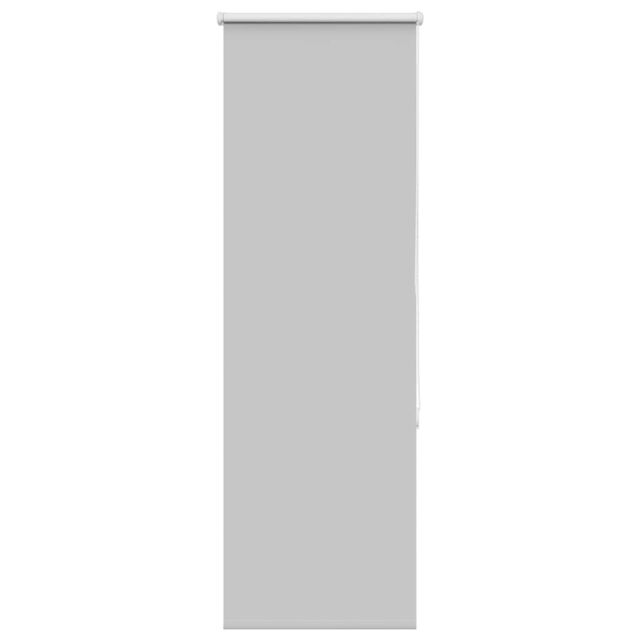 Berkfield Home Roller Blind Blackout Light Grey 50x175 cm Fabric Width 45.7 cm Polyester - image 1