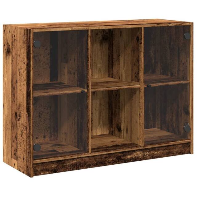 Berkfield Home Sideboard Old Wood 102x37x75.5 cm Engineered Wood in Brown - image 1