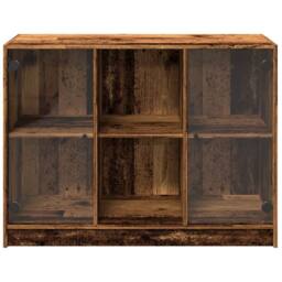Berkfield Home Sideboard Old Wood 102x37x75.5 cm Engineered Wood in Brown - thumbnail 4
