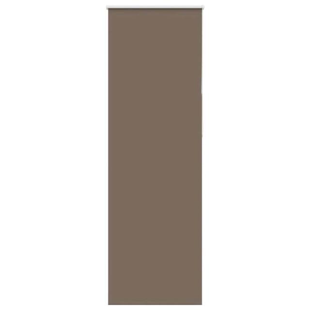 Berkfield Home Roller Blind Blackout Coffee 70x210 cm Fabric Width 65.7 cm Polyester in Brown - image 1