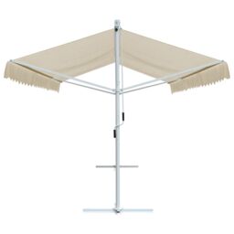 Berkfield Home Free Standing Awning 500x300 cm Cream in Beige - thumbnail 3