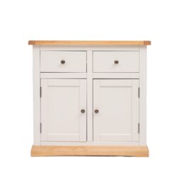 Cabinet Bits Trevi Off-White 2 Drawer 2 Door Sideboard Brass Knob
