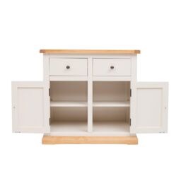 Cabinet Bits Trevi Off-White 2 Drawer 2 Door Sideboard Brass Knob - thumbnail 4