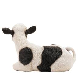 Naturecraft Sitting Cow in White - thumbnail 4