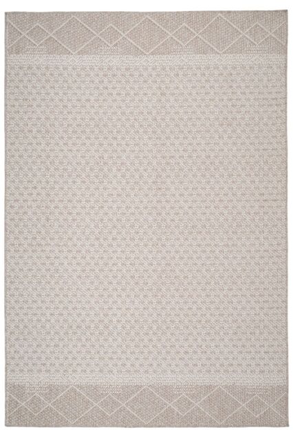 Kukoon Beige Plush Textured Looped Pile Area Rug in Light Brown - Size: 80 cm x 150 cm - image 1