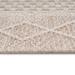 Kukoon Beige Plush Textured Looped Pile Area Rug in Light Brown - Size: 80 cm x 150 cm - thumbnail 4