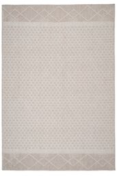 Kukoon Beige Plush Textured Looped Pile Area Rug in Light Brown - Size: 80 cm x 150 cm - thumbnail 1