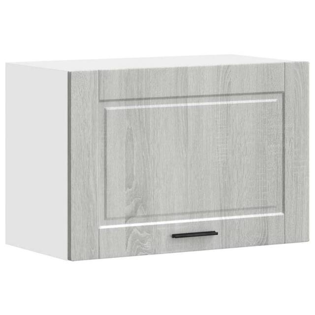 Berkfield Home Kitchen Wall Cabinet Porto Grey Sonoma Engineered Wood - image 1