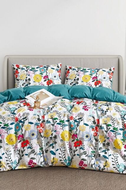 Ezysleep Aria Floral Printed Duvet Set - Size: King - image 1