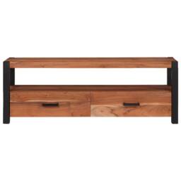 Berkfield Home Media Storage Cabinets & Racks Brown 110 x 30 x 40 cm - thumbnail 5