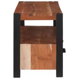 Berkfield Home Media Storage Cabinets & Racks Brown 110 x 30 x 40 cm - thumbnail 6