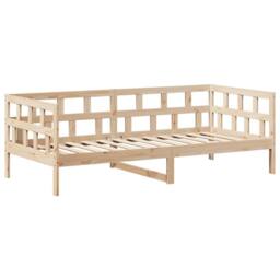 Berkfield Home Day Bed with Roof without Mattress 80x200 cm Solid Wood in Brown - thumbnail 6