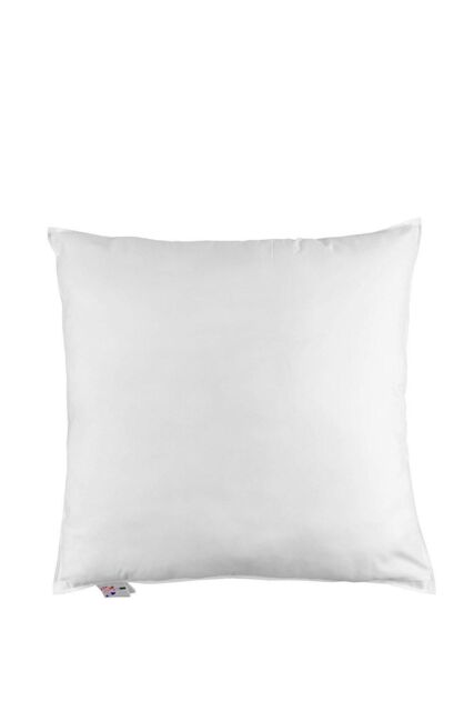 Homescapes Duck Feather Euro Continental Square Pillow Pair - 80cm x 80cm in White - Size: 80 cm x 80 cm - image 1