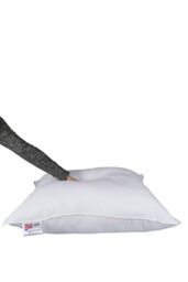 Homescapes Duck Feather Euro Continental Square Pillow Pair - 80cm x 80cm in White - Size: 80 cm x 80 cm - thumbnail 3