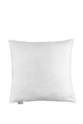 Homescapes Duck Feather Euro Continental Square Pillow Pair - 80cm x 80cm in White - Size: 80 cm x 80 cm