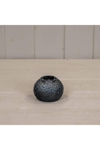 KDMD Cool Grey Round Glass Tealight Holder - image 1