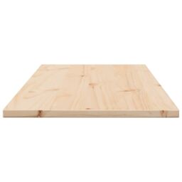 Berkfield Home Table Top 110x40x1.7 cm Rectangular Solid Wood Pine in Brown - thumbnail 6