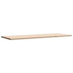 Berkfield Home Table Top 110x40x1.7 cm Rectangular Solid Wood Pine in Brown - thumbnail 4