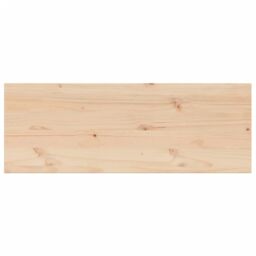 Berkfield Home Table Top 110x40x1.7 cm Rectangular Solid Wood Pine in Brown - thumbnail 2