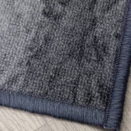 runrug Hallway Runner Rug - Non-Slip, Hardwearing, 5.4mm - 'Icona' in Grey - Size: 100 cm x 360 cm - thumbnail 2