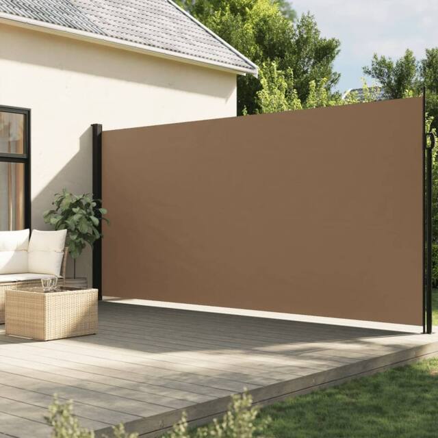 Berkfield Home Retractable Side Awning Taupe 200x300 cm - image 1