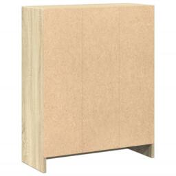 Berkfield Home Bookshelf Sonoma Oak 60x24x74.5 cm Engineered Wood in Light Brown - thumbnail 7