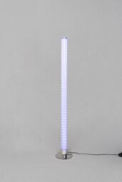 BHS Lighting Glow Shimmer Floor Lamp in Silver
