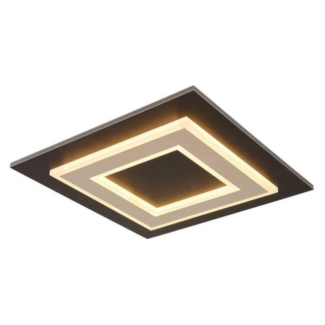 Netlighting Jayden 32cm Semi Flush Ceiling Light Matt Black LED 3000K - image 1