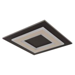 Netlighting Jayden 32cm Semi Flush Ceiling Light Matt Black LED 3000K - thumbnail 2