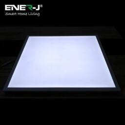 ENER-J Pack of 3 60x60 Slim Backlit 40W 3800Lm PMMA 2mm Diffuser Flicker Free in White - thumbnail 2
